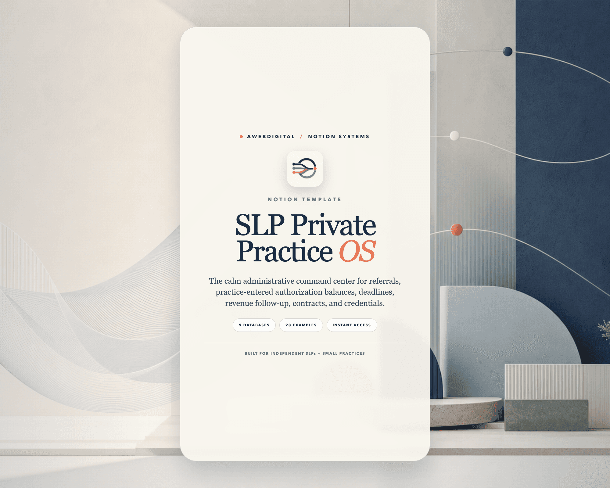 SLP Private Practice OS — view 1