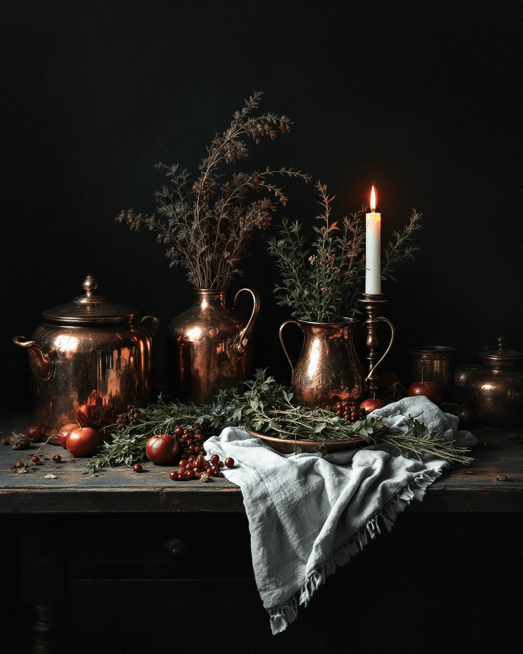 Dark Cottagecore Kitchen Wall Art | Moody Prints — view 1